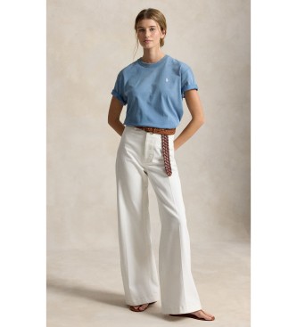 Polo Ralph Lauren Blå strikcotton t-shirt
