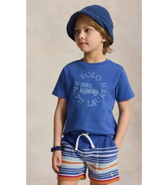 Polo Ralph Lauren Maglietta in maglia di cotone blu