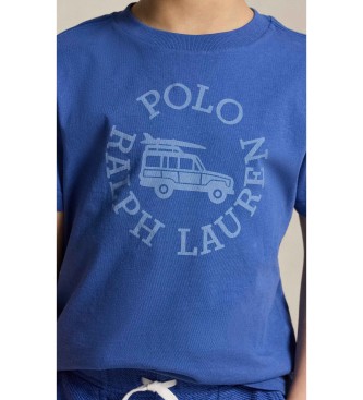 Polo Ralph Lauren Maglietta in maglia di cotone blu