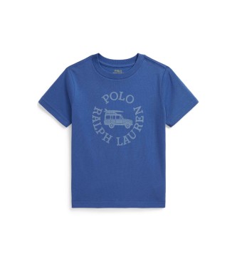 Polo Ralph Lauren Maglietta in maglia di cotone blu