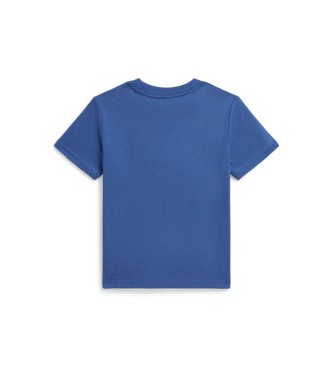Polo Ralph Lauren Maglietta in maglia di cotone blu