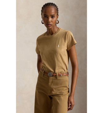Polo Ralph Lauren T-shirt en maille de coton Classic Fit beige