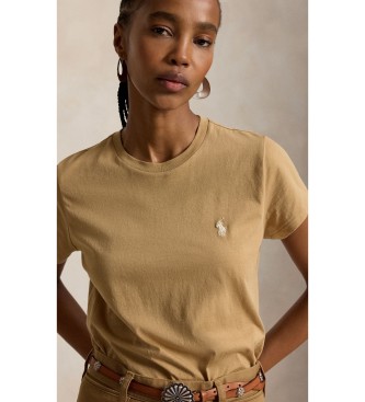 Polo Ralph Lauren T-shirt en maille de coton Classic Fit beige