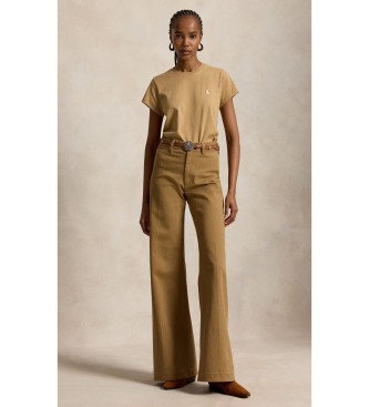 Polo Ralph Lauren T-shirt en maille de coton Classic Fit beige