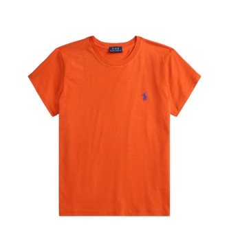 Polo Ralph Lauren T-shirt en maille de coton Classic Fit orange