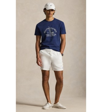 Polo Ralph Lauren T-shirt de malha com estampado azul-marinho Classic Fit
