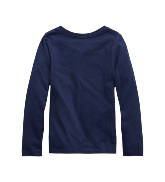 Polo Ralph Lauren Camiseta de malha jersey marinho