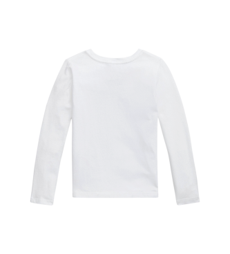 Polo Ralph Lauren Camiseta de malha jersey branco