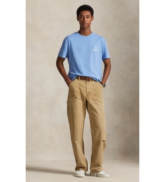 Polo Ralph Lauren T-shirt de malha de jersey Classic Fit azul