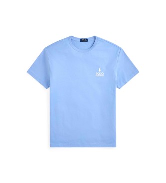 Polo Ralph Lauren T-shirt de malha de jersey Classic Fit azul