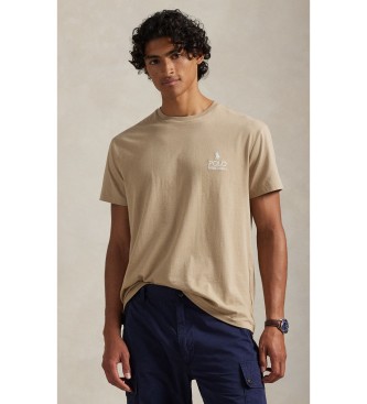 Polo Ralph Lauren Camiseta de punto jersey Classic Fit beige