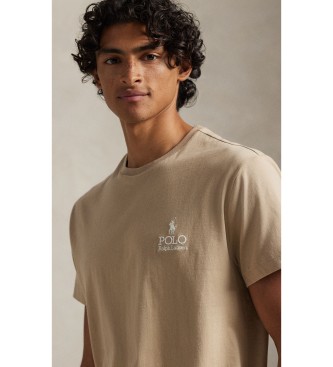 Polo Ralph Lauren Camiseta de punto jersey Classic Fit beige