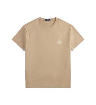 Polo Ralph Lauren Camiseta de punto jersey Classic Fit beige