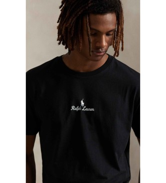 Polo Ralph Lauren T-shirt de malha de jersey Classic Fit preta