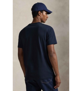 Polo Ralph Lauren T-shirt de malha Classic Fit em jersey azul-marinho