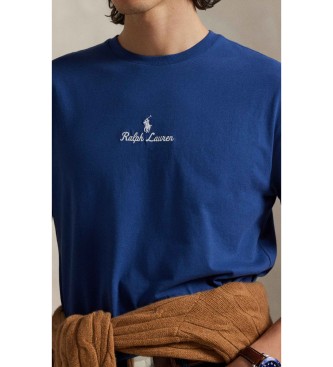 Polo Ralph Lauren T-shirt de malha de jersey Classic Fit azul