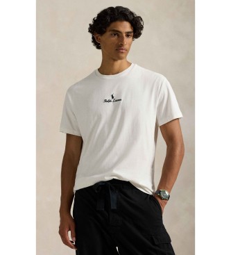 Polo Ralph Lauren T-shirt de malha Classic Fit em jersey branco