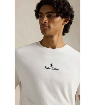 Polo Ralph Lauren T-shirt de malha Classic Fit em jersey branco