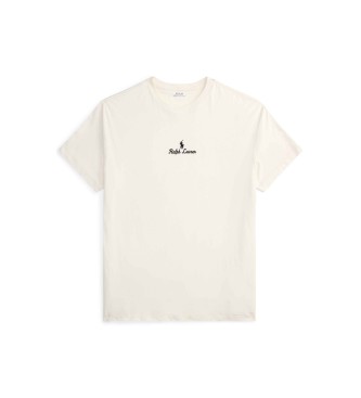 Polo Ralph Lauren T-shirt de malha Classic Fit em jersey branco