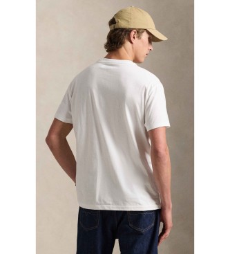 Polo Ralph Lauren Gebreid jersey T-shirt met witte zak
