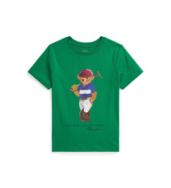 Polo Ralph Lauren Jersey T-shirt z zieloną koszulką polo Bear