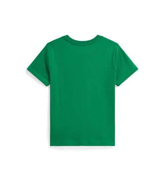 Polo Ralph Lauren Jersey T-shirt z zieloną koszulką polo Bear