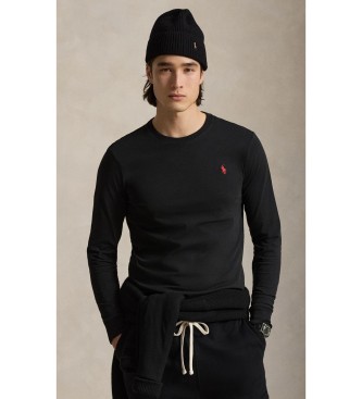 Polo Ralph Lauren Tröja i trikå Custom Slim Fit svart