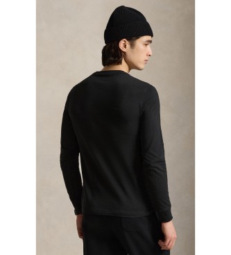 Polo Ralph Lauren Tröja i trikå Custom Slim Fit svart