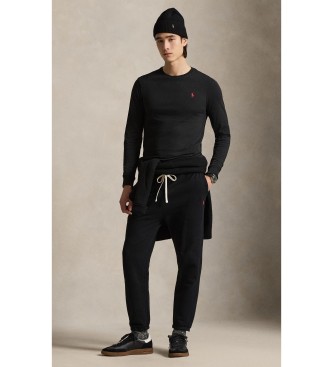 Polo Ralph Lauren Tröja i trikå Custom Slim Fit svart