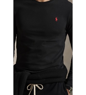 Polo Ralph Lauren Tröja i trikå Custom Slim Fit svart