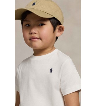 Polo Ralph Lauren Weißes T-Shirt aus Baumwolljersey