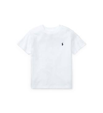 Polo Ralph Lauren Weißes T-Shirt aus Baumwolljersey