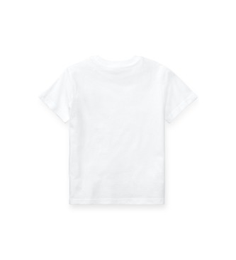 Polo Ralph Lauren Weißes T-Shirt aus Baumwolljersey