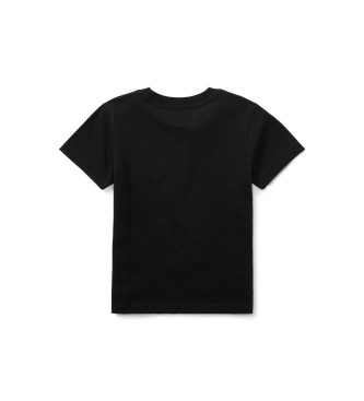 Polo Ralph Lauren Black cotton jersey knitted T-shirt