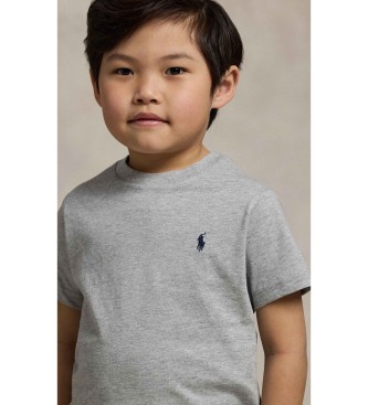 Polo Ralph Lauren T-Shirt aus grauem Baumwolljersey