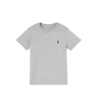 Polo Ralph Lauren T-Shirt aus grauem Baumwolljersey