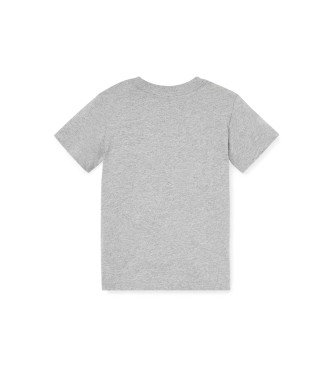 Polo Ralph Lauren T-Shirt aus grauem Baumwolljersey
