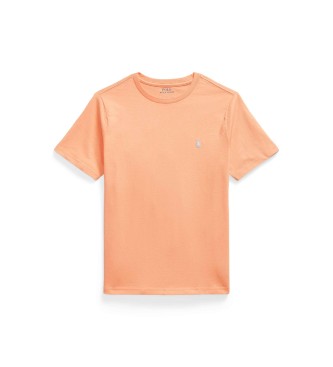 Polo Ralph Lauren Maglietta in maglia di cotone arancione