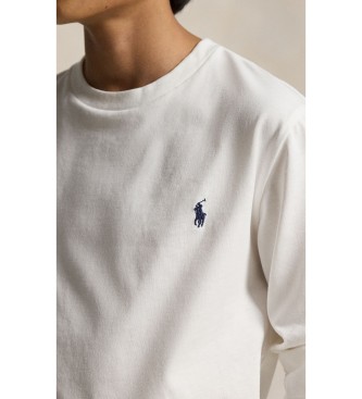 Polo Ralph Lauren Camiseta de punto jersey de algodón blanco