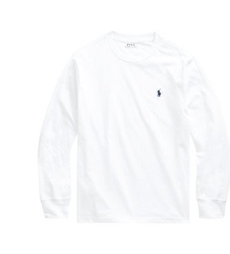 Polo Ralph Lauren Camiseta de punto jersey de algodón blanco