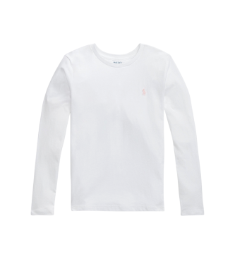 Polo Ralph Lauren Camiseta de punto jersey de manga larga blanco