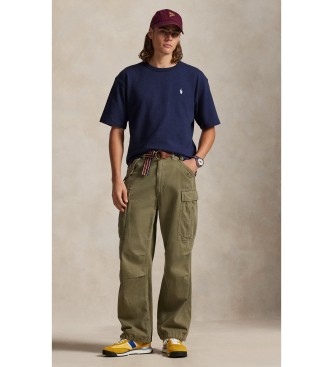 Polo Ralph Lauren Majica Relaxed Fit iz mornarske pletenine