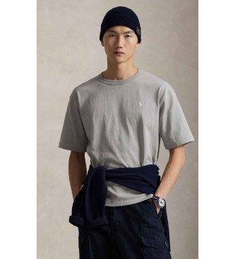 Polo Ralph Lauren T-shirt em malha de jersey Relaxed Fit cinzenta