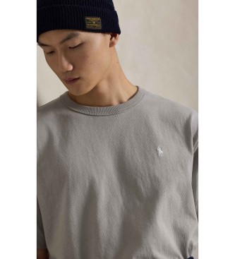 Polo Ralph Lauren T-shirt em malha de jersey Relaxed Fit cinzenta