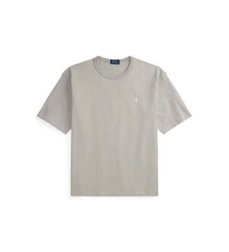 Polo Ralph Lauren T-shirt em malha de jersey Relaxed Fit cinzenta