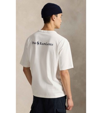 Polo Ralph Lauren T-shirt de malha de jersey Relaxed Fit branca