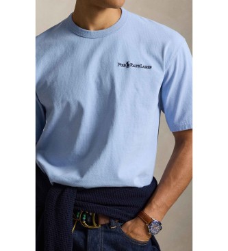 Polo Ralph Lauren T-shirt de malha em jersey azul claro de corte descontra�do