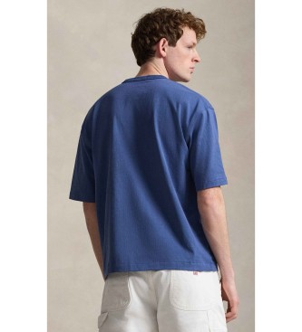 Polo Ralph Lauren T-shirt de malha de ajuste descontra�do azul