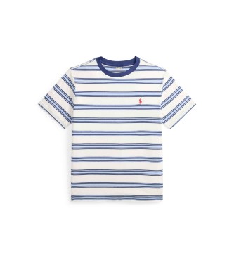 Polo Ralph Lauren Maglietta a righe bianche in maglia