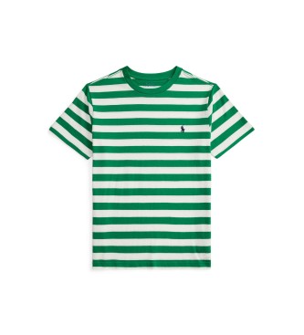 Polo Ralph Lauren Groen gestreept gebreid T-shirt
